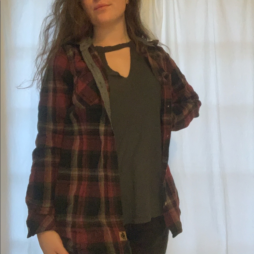 Flannel! Size M but fits small